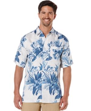 Cubavera Floral-print Short-sleeve Shirt