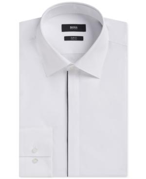Boss Men's Slim-fit Two-ply Dress Shirt