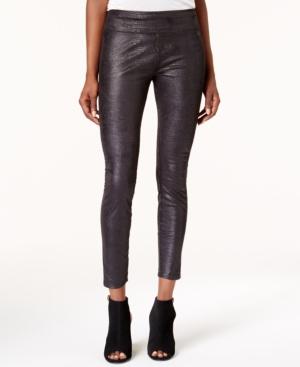 Kensie Snake-embossed Leggings