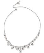 Danori Silver-tone Crystal Collar Necklace, Created For Macy's