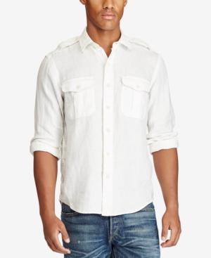 Polo Ralph Lauren Men's Linen Utility Shirt