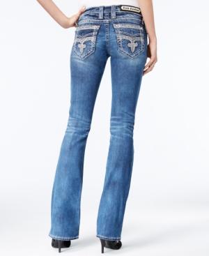 Rock Revival Pilkin Medium Blue Wash Bootcut Jeans