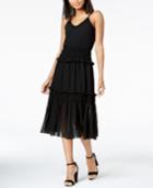 Maison Jules Smocked Fit & Flare Midi Dress, Created For Macy's
