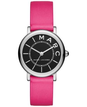 Marc Jacobs Women's Roxy Fuchsia Leather Strap Watch 28mm Mj1540