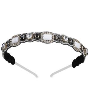 Deepa Two-tone Crystal, Stone & Bead Headband