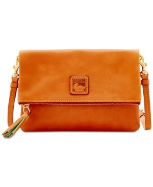 Dooney & Bourke Foldover Zip Leather Crossbody