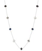 Inc International Concepts Silver-tone Tonal Crystal Long Strand Necklace, Only At Macy's