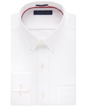 Tommy Hilfiger Classic-fit Non-iron Solid Dress Shirt