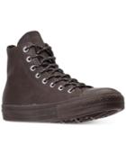 Converse Men's Chuck Taylor All Star Leather High Top Casual Sneakers From Finish Line