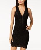 Jump Juniors' Sequined Lace Bodycon Dress