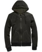 Univibe Men's Riley Thermal-knit-lined Full-zip Hoodie