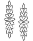 Thalia Sodi Pave Leaf Drop Earrings, Created For Macy's