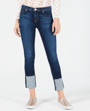Hudson Jeans Deep Cuff Cropped Jeans