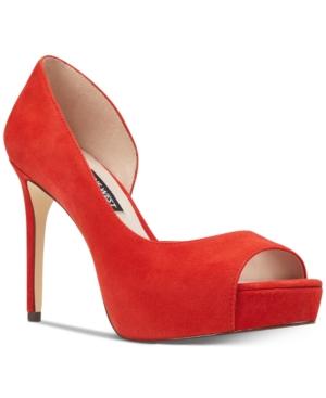 Nine West Expensive Platform D'orsay Pumps Women's Shoes