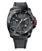 Tommy Hilfiger Watch, Men's Black Silicone Strap 1790708