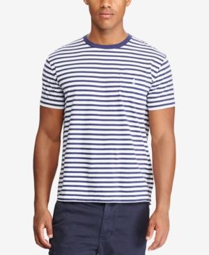 Polo Ralph Lauren Men's Classic-fit Striped Pocket T-shirt