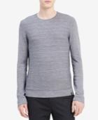 Calvin Klein Men's Textured Stripe Merino Sweater