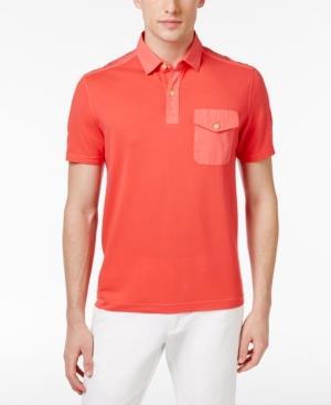 Tommy Hilfiger Men's Two-tone Cotton Polo