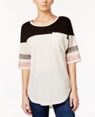 American Rag Colorblocked Graphic T-shirt, Only At Macy's