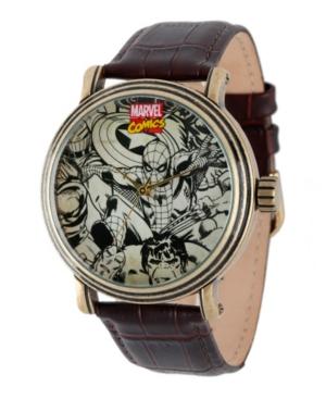 Marvel Spider-man, Iron Man, Hulk, Captain America Men's Vintage Gold Antique Alloy Watch