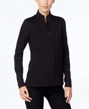 Eileen Fisher Mock-turtleneck Zip-front Jacket