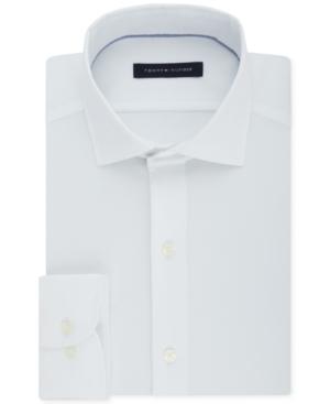 Tommy Hilfiger Men's Classic/regular Fit Non-iron Performance Stretch Solid Dress Shirt