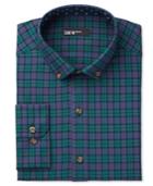 Bar Iii Men's Slim-fit Black Watch Plaid Dress Shirt, Only At Macy's