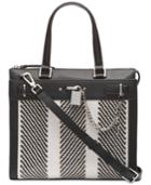Calvin Klein Raffia Roxy Tote