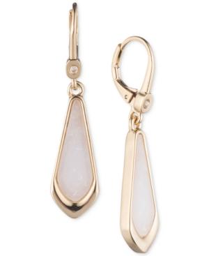 Ivanka Trump Geometric Stone Drop Earrings