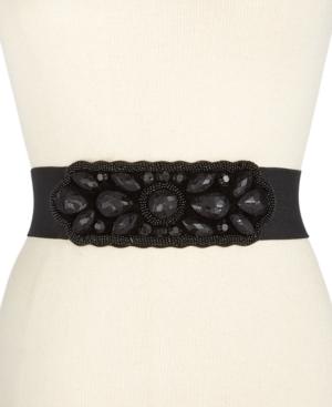Inc International Concepts Lace Stone Stretch Belt, Only At Macy's