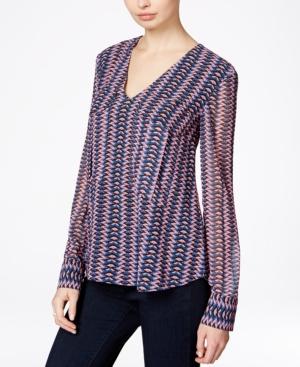 Rachel Rachel Roy Print V-neck Top