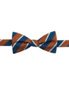 Countess Mara Traditional Stripe Pre-tied Bow Tie