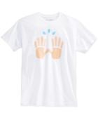 Bioworld Men's Emoji One Hands Graphic-print T-shirt