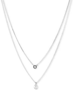 Dkny Double Row Pendant Necklace, Created For Macy's