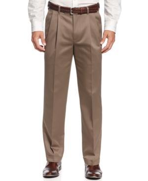 Perry Ellis No Iron Double Pleated Chinos