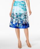 Charter Club Cotton Print Skirt, Created For Macy's