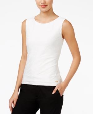 Calvin Klein Chevron-pattern Knit Top