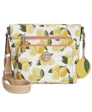 Giani Bernini Canvas Fruit Small Crossbody, Only At Macy's