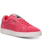 Puma Men's Suede Classic Splatter Casual Sneakers From Finish Line