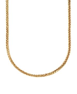 Chevron Link 18 Chain Necklace (1.6mm) In 18k Gold