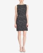 American Living Tiered Crepe Dot Dress
