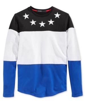 Hudson Nyc Men's All Stars Colorblocked Embroidered Long-sleeve T-shirt