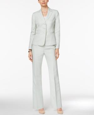 Le Suit Damask-stripe Pantsuit