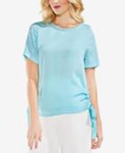 Vince Camuto Side-tie Short-sleeve Top