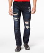 I.n.c. Men's Slim-straight Stretch Ripped Jeans, Created For Macy's