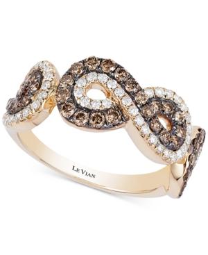 Le Vian Chocolatier Diamond Infinity Ring (7/8 Ct. T.w.) In 14k Gold