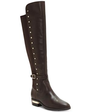 Vince Camuto Pelda Studded Riding Boots Women's Shoes