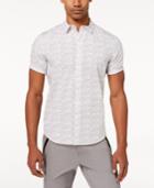 Sean John Men's Flight Geo-print Shirt, Created For Macy's