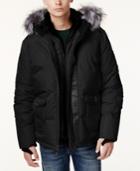 Point Zero Faux-fur-trim Layered Ripstop Coat