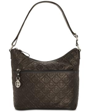 Giani Bernini Embossed Logo Hobo, Created For Macy's